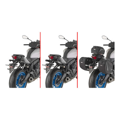 Supports retractables Givi Stealth pour sacoches latérales Easy-T Yamaha MT-07 25-26