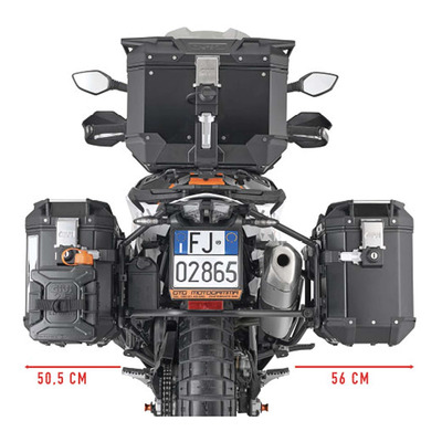 Supports valises Givi ONE-FIT(PLO) pour Monokey Cam-Side Trekker KTM 790 Adventure 19-20