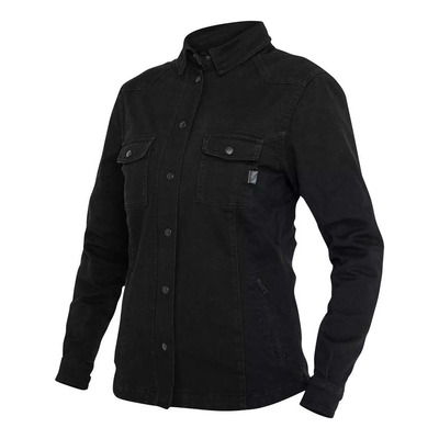 Surchemise moto femme John Doe Motoshirt black