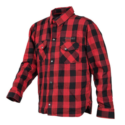 Surchemise moto Nexone Biker rouge/noir