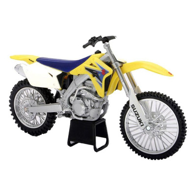 Suzuki 450 RMZ 2007 1:18 NewRay jaune/bleu