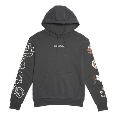 Sweat à capuche femme Fox Racing W Hello Future dark shadow