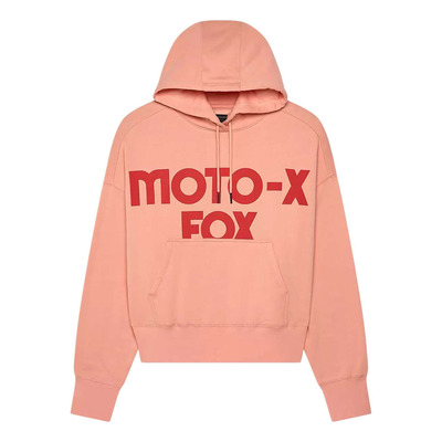 Sweat à capuche femme Fox Racing W Moto-X Oversized pale pink