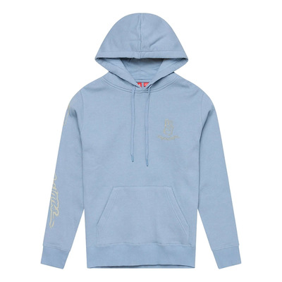 Sweat à capuche femme Troy Lee Design Peace Out bleu fumé