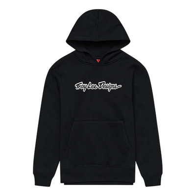Sweat à capuche femme Troy Lee Design Signature noir