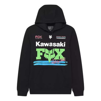 Sweat à capuche Fox Racing Kawasaki black