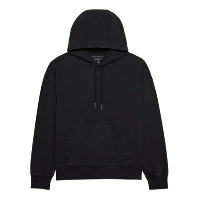Sweat à capuche Fox Racing Wordmark Oversized black