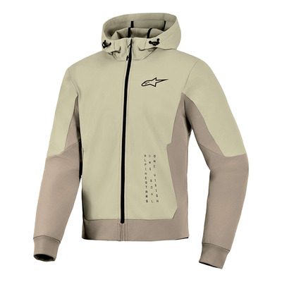 Sweat à capuche moto Alpinestars Radium Tech mastic/aluminium