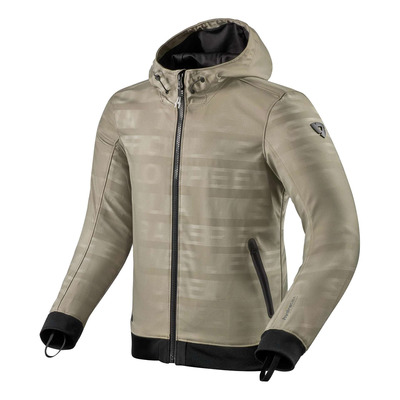 Sweat à capuche moto Rev’It Saros WB sand/sand