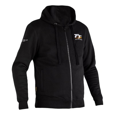 Sweat à capuche moto RST X kevlar® IOM TT noir