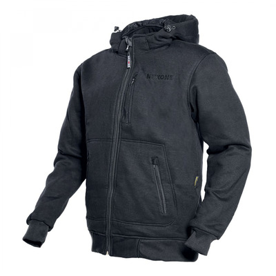 Sweat à capuche moto zippé Nexone noir