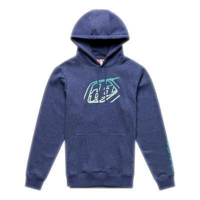 Sweat à capuche Troy Lee Design Signature navy heather