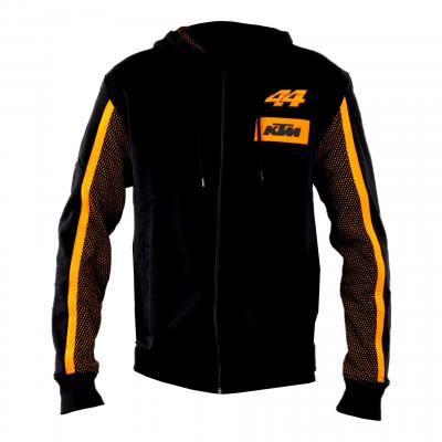 Sweat zippé à capuche Pol Espargaro KTM noir/orange