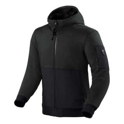 Sweat zippé moto à capuche Rev’It Oakwood black
