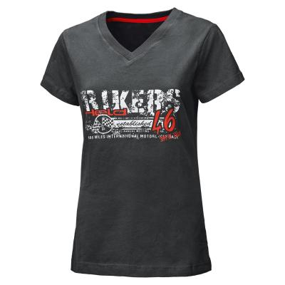 T-Shirt femme Held Bikers noir/rouge