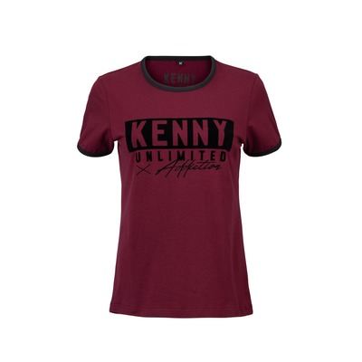 T-shirt femme Kenny Label bordeaux