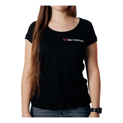 T-Shirt femme SW-Motech Core Line noir
