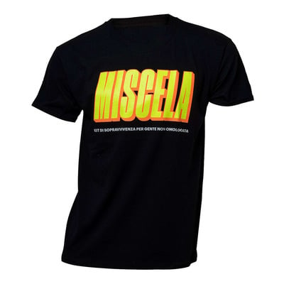 T-shirt Malossi Miscela noir