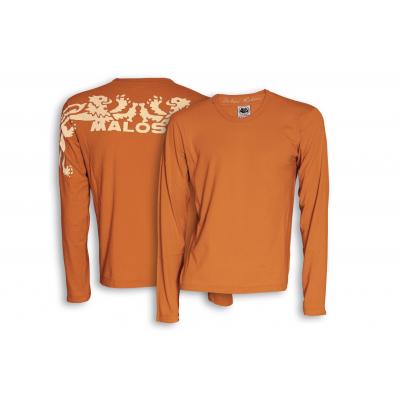 T-shirt manche longue Malossi Start orange