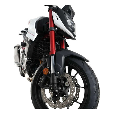 Tampons de protection de fourche R&G Racing noirs Honda CB 750 Hornet 23-25