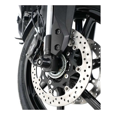 Tampons de protection de fourche R&G Racing noirs Suzki GSX-8 S 23-25