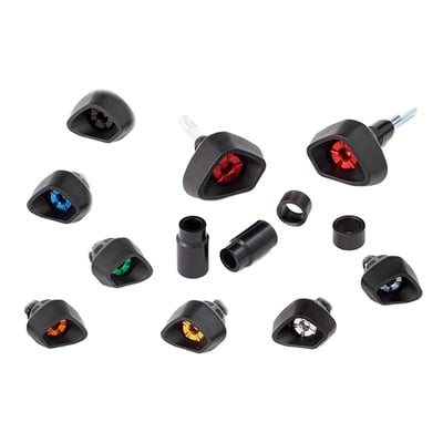 Tampons de protection Evotech Defender bleus Yamaha MT-07 14-25
