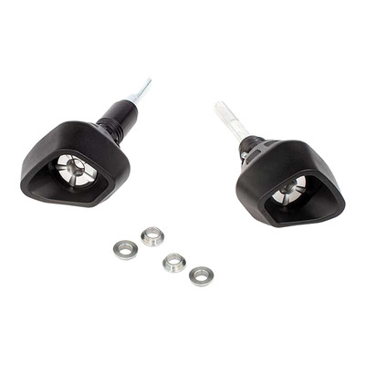 Tampons de protection Evotech Defender silvers Kawasaki Ninja 650 17-25