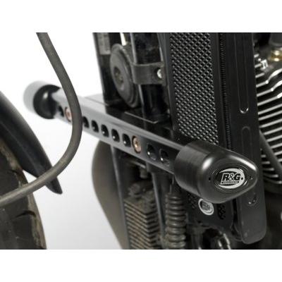Tampons de protection R&G Racing Aero noir Harley Davidson XR 1200 10-12