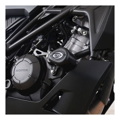 Tampons de protection R&G Racing Aero noir Honda CB 125 R Neo Sport Cafe 21-22