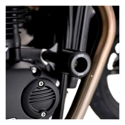 Tampons de protection R&G Racing Apex Triumph Speed Twin 24-26 noir