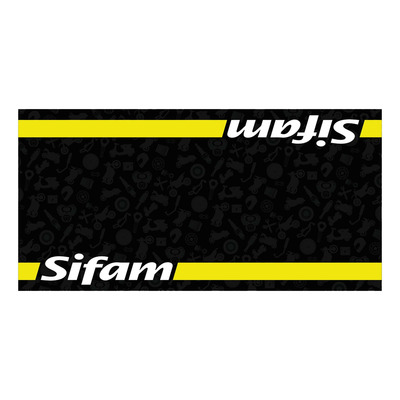 Tapis environnemental Sifam FIM noir/jaune 2x1 m