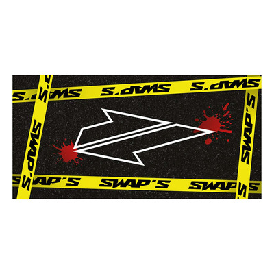Tapis environnemental Swaps FIM noir/jaune/rouge 2x1 m