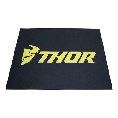 Tapis Thor noir/jaune