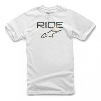 Tee-shirt Alpinestars Ride 2.0 Camo blanc