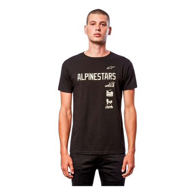 Tee-Shirt Alpinestars Stacker noir