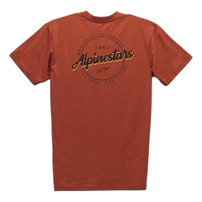 Tee-shirt Alpinestars Turnpike premium brique
