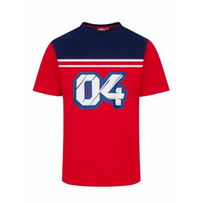 Tee-shirt Andrea Dovizioso 04 rouge