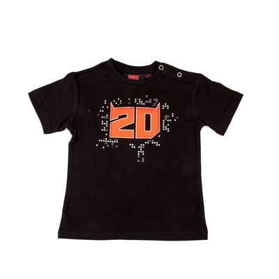 Tee-shirt bébé Fabio Quartararo FQ20 Baby noir 2023