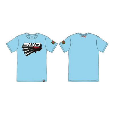 Tee-Shirt Bud Racing Superpose bleu/clair