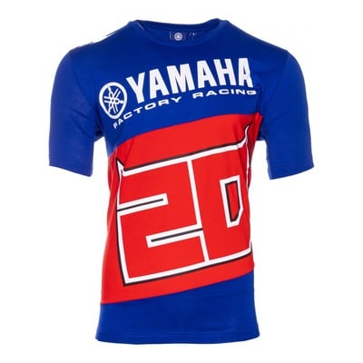 Tee-shirt Dual Yamaha Fabio Quartararo 20 bleu/rouge