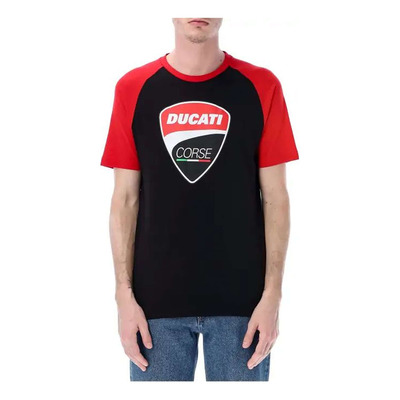 Tee-shirt Ducati Corse Big Logo noir/rouge 2023