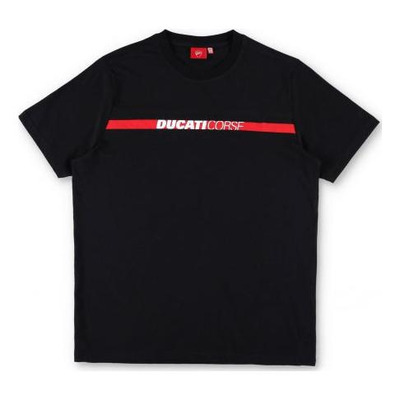 Tee-shirt Ducati Corse Stripe noir