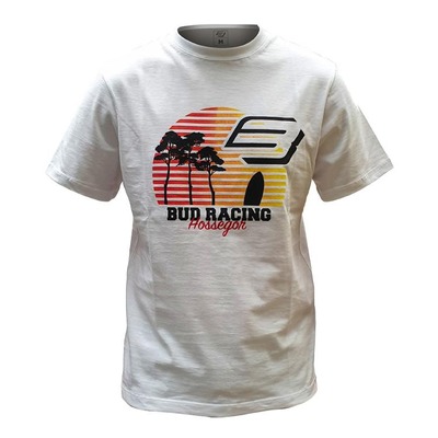 Tee-shirt enfant Bud Racing Sunset blanc
