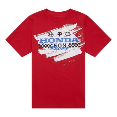 Tee-Shirt enfant Fox Racing Youth Fox X Honda red