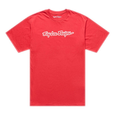 Tee-Shirt enfant Troy Lee Designs Signature scarlet