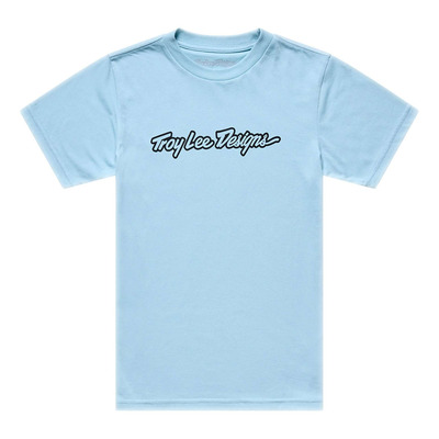 Tee-Shirt enfant Troy Lee Designs Signature dawn blue