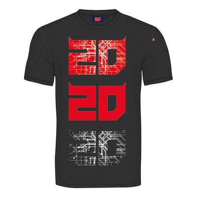 Tee-shirt Fabio Quartararo 20 20 20 noir/rouge