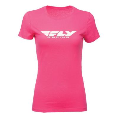 Tee-shirt femme Fly Racing framboise