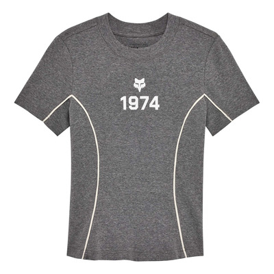Tee-Shirt femme Fox Racing Women Moto-X Fitted heather grey