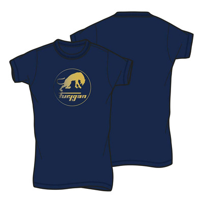 Tee-Shirt femme Furgan Corpo Lady Logo navy/or